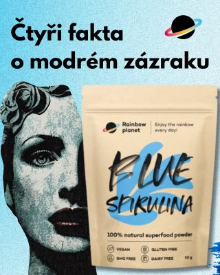 Co jste nevěděli o Blue Spirulině! 🐳 Více informací najdete na našem webu ✨🫶